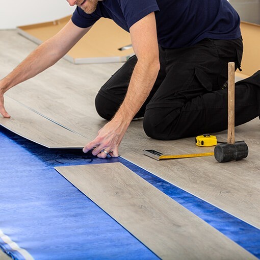 During Laminate Installation | William Ryan Flooring & Supplies